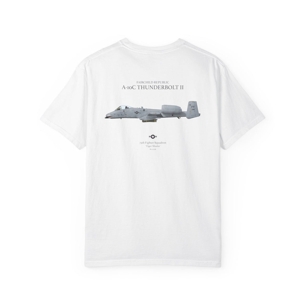 A-10C Thunderbolt II - T-shirt printed on back