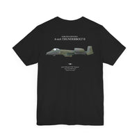 A-10A Thunderbolt II - T-shirt printed on back