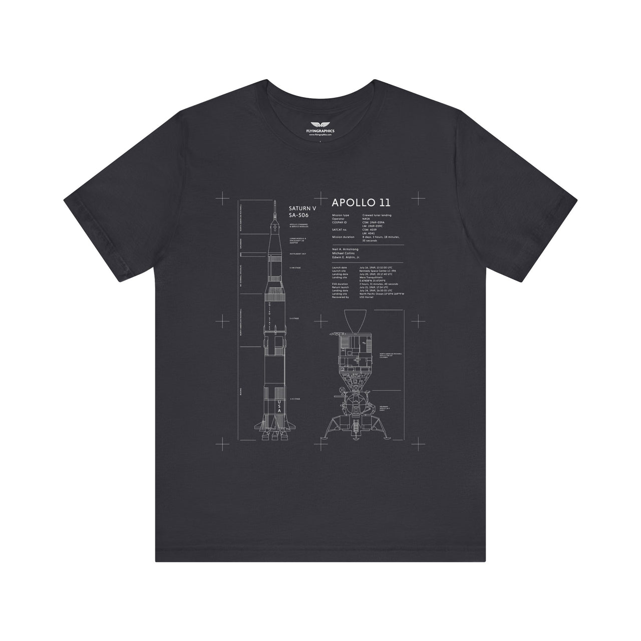 Apollo 11 Saturn V - T-shirt