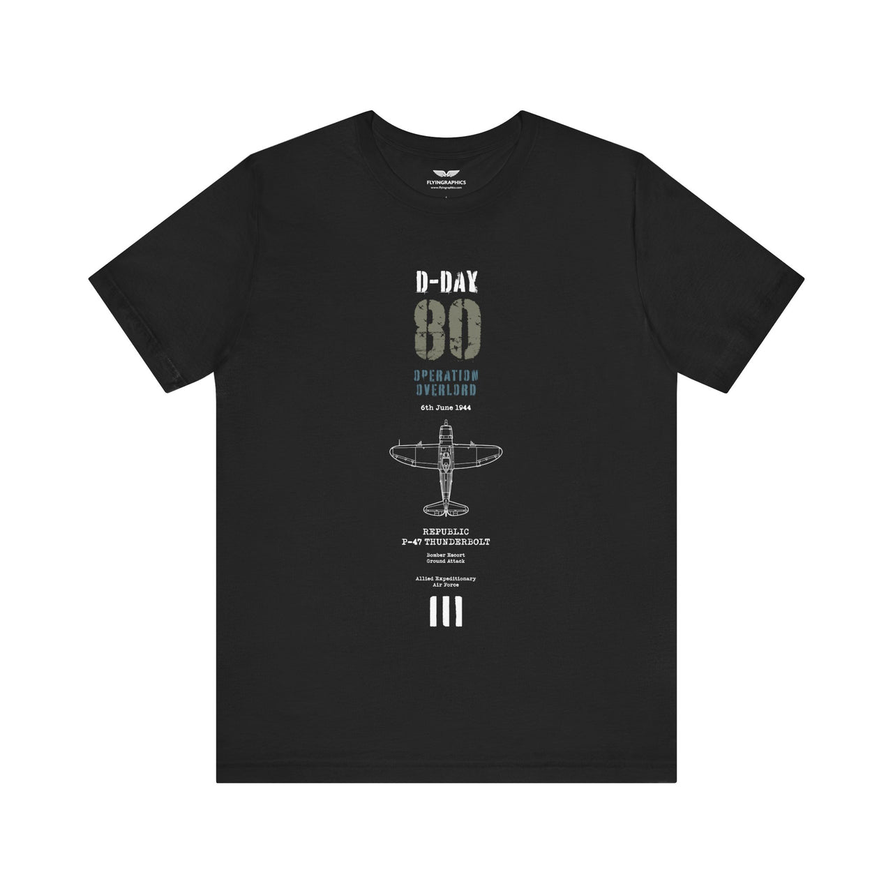 D-Day P-47 Thunderbolt - T-shirt