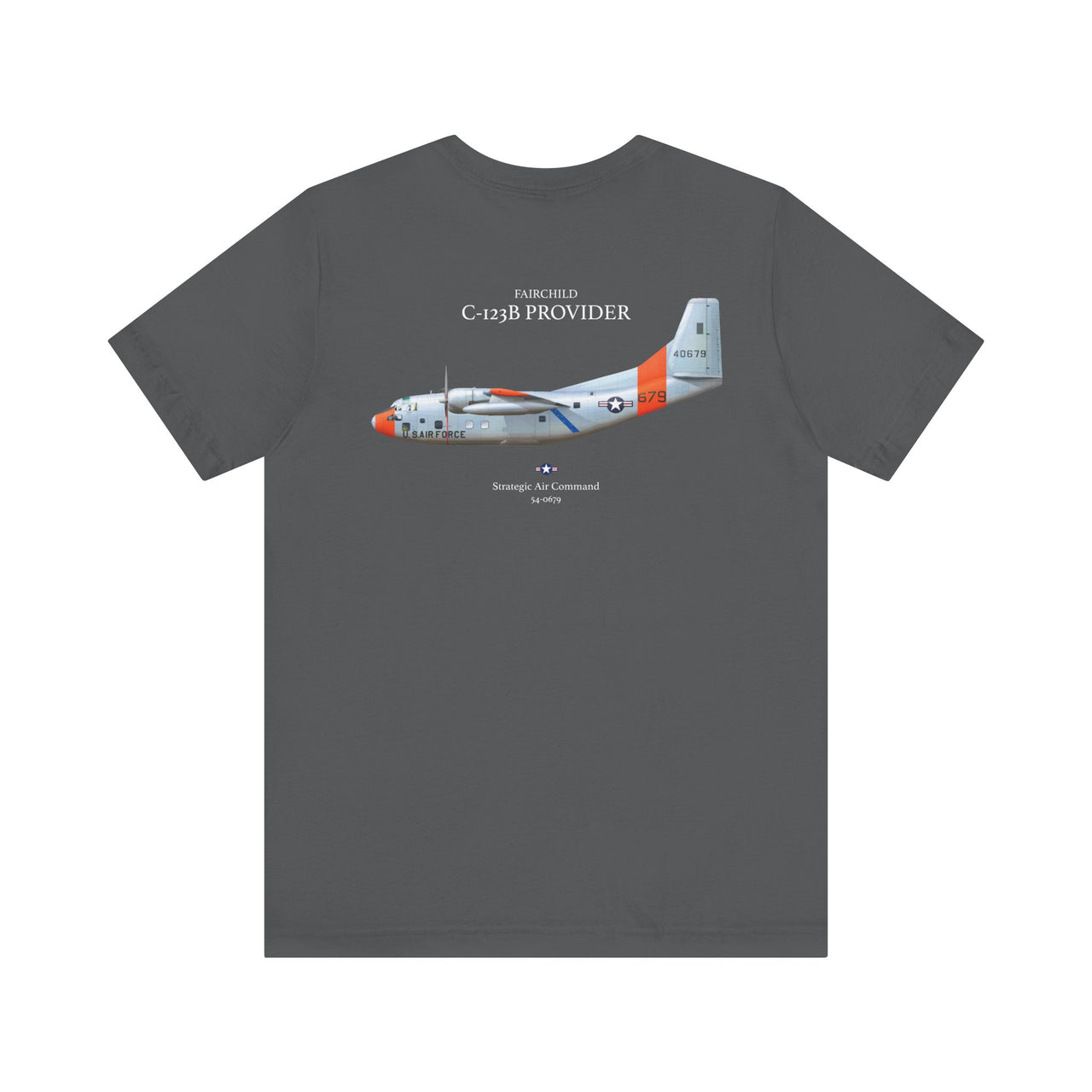 C-123B Provider - T-shirt printed on back
