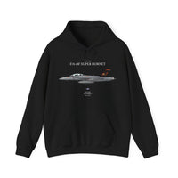 Thumbnail for F/A-18F Super Hornet 'Red Rippers'  - Hoodie