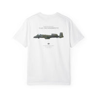A-10A Thunderbolt II - T-shirt printed on back