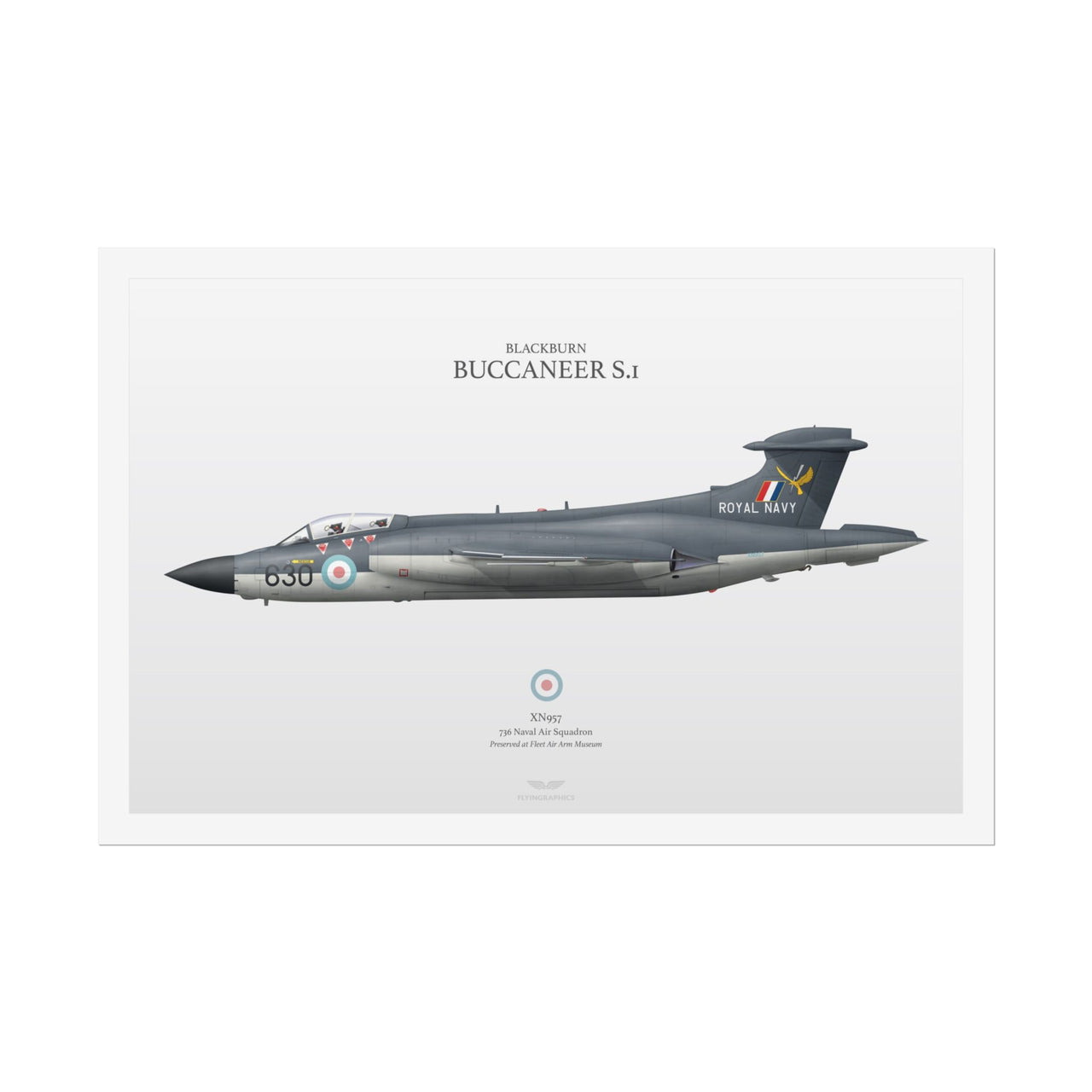 Blackburn Buccaneer S.1 -  Rolled Poster