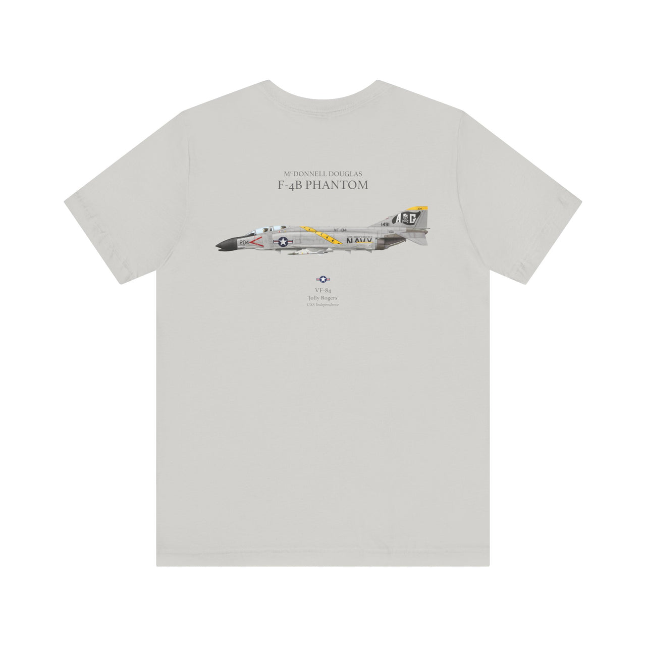 F-4B Phantom 'Jolly Rogers' - T-shirt printed on back