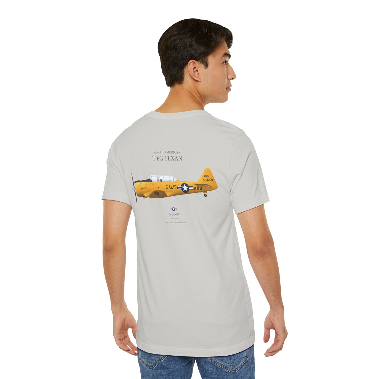 T-6G Texan - T-shirt printed on back
