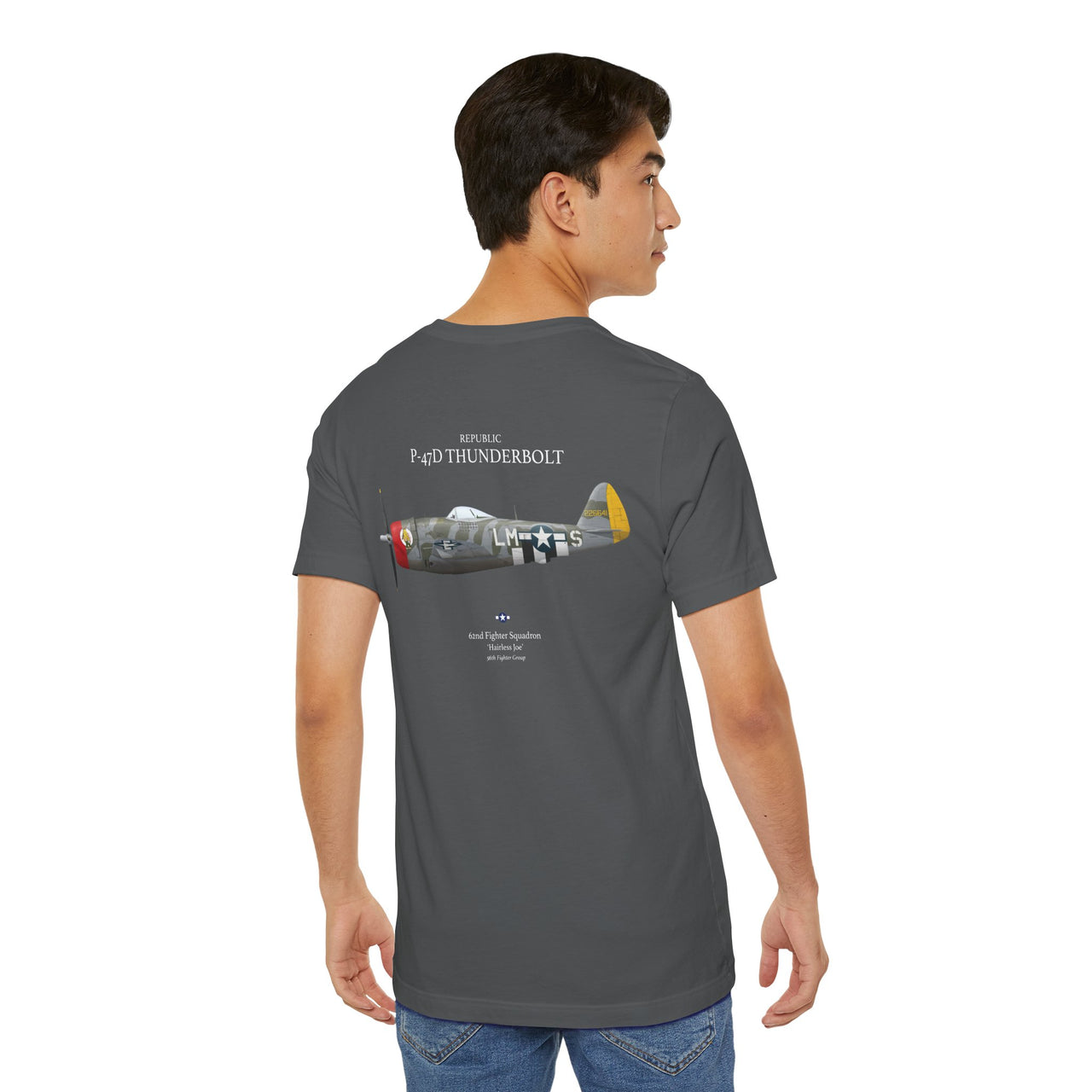 P-47D Thunderbolt - T-shirt printed on back