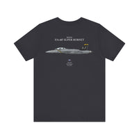 Thumbnail for F/A-18F Super Hornet 'Jolly Rogers' - T-shirt printed on back