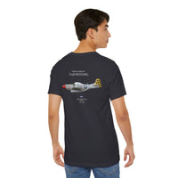 Thumbnail for P-51D Mustang 'Shimmy V' - T-shirt printed on back