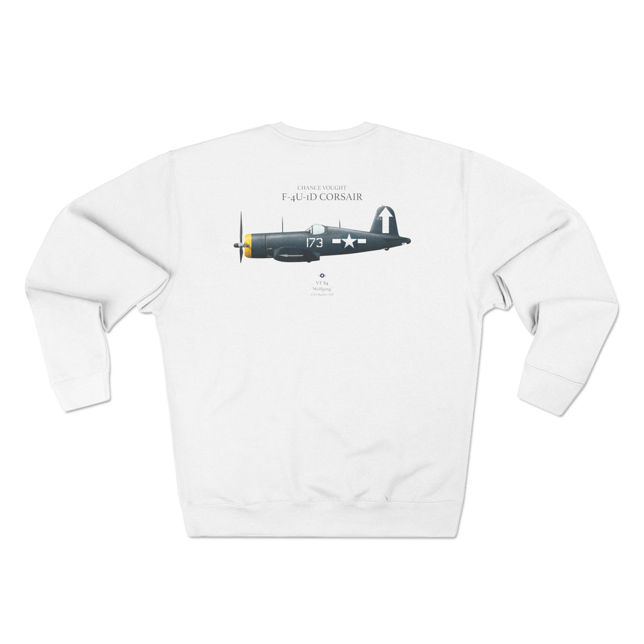 F-4U-ID Corsair - Sweat shirt printed on back