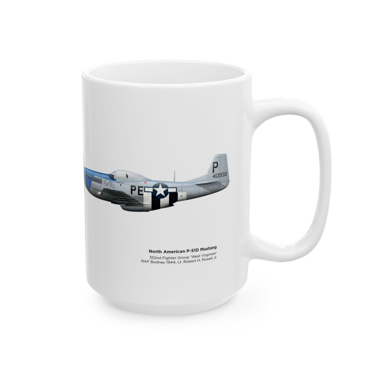 Mustang 'West Virginian' -  Ceramic Mug (11oz, 15oz)