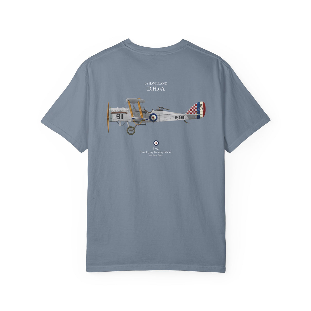 de Havilland D.H.9A - T-shirt printed on back