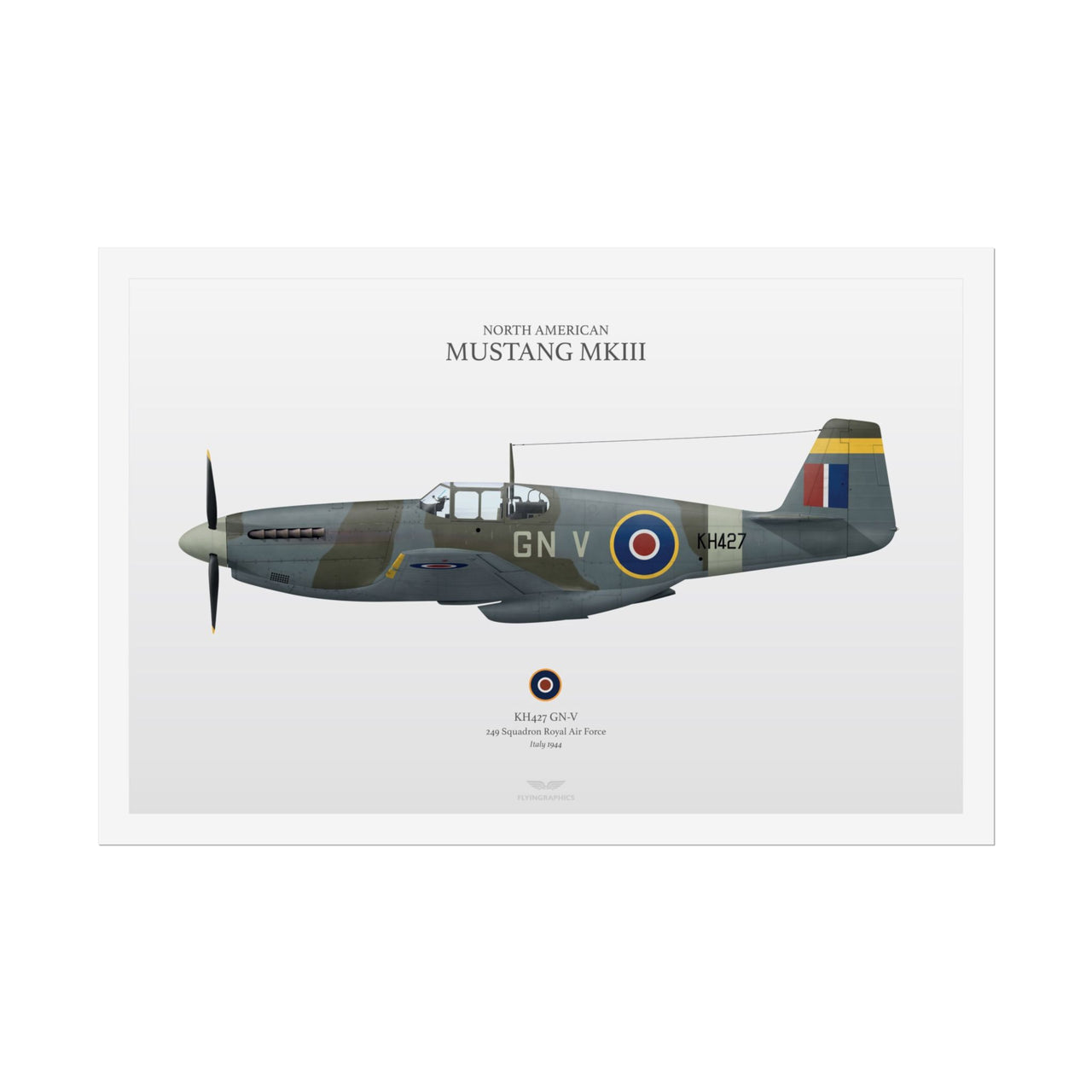 Mustang MKIII -  Rolled Poster