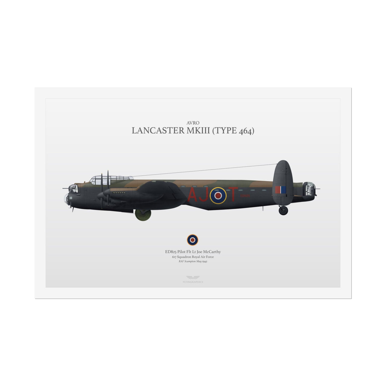 Lancaster MKIII (Type 464) -  Rolled Poster