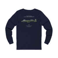 Thumbnail for A-10A Thunderbolt II - Long Sleeve Tee printed on back