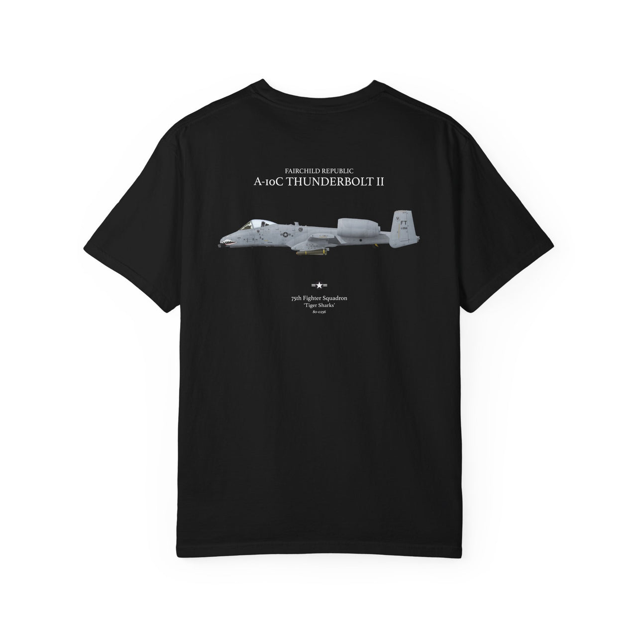 A-10C Thunderbolt II - T-shirt printed on back