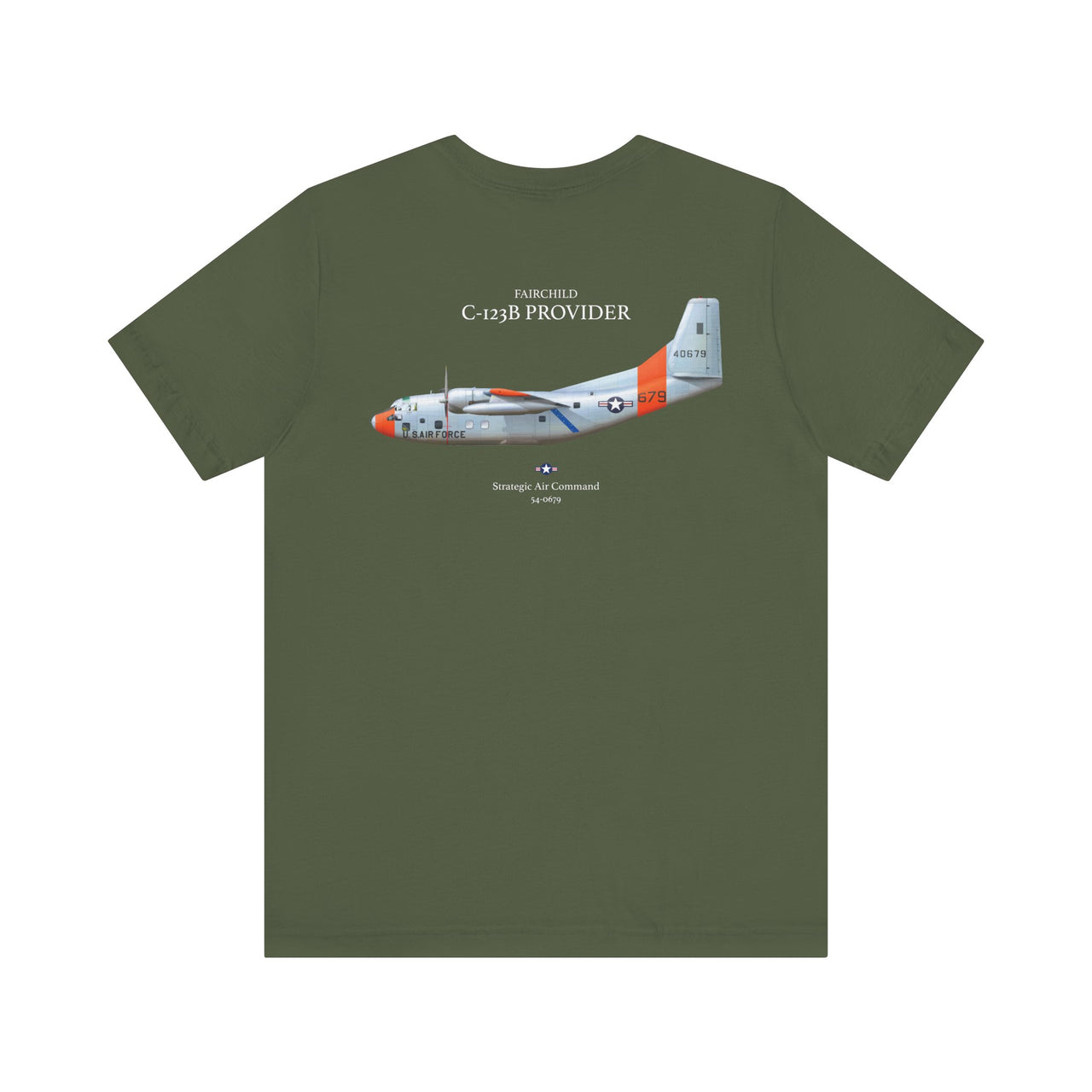 C-123B Provider - T-shirt printed on back