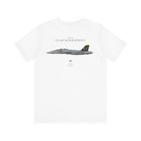 Thumbnail for F/A-18F Super Hornet 'Jolly Rogers' - T-shirt printed on back