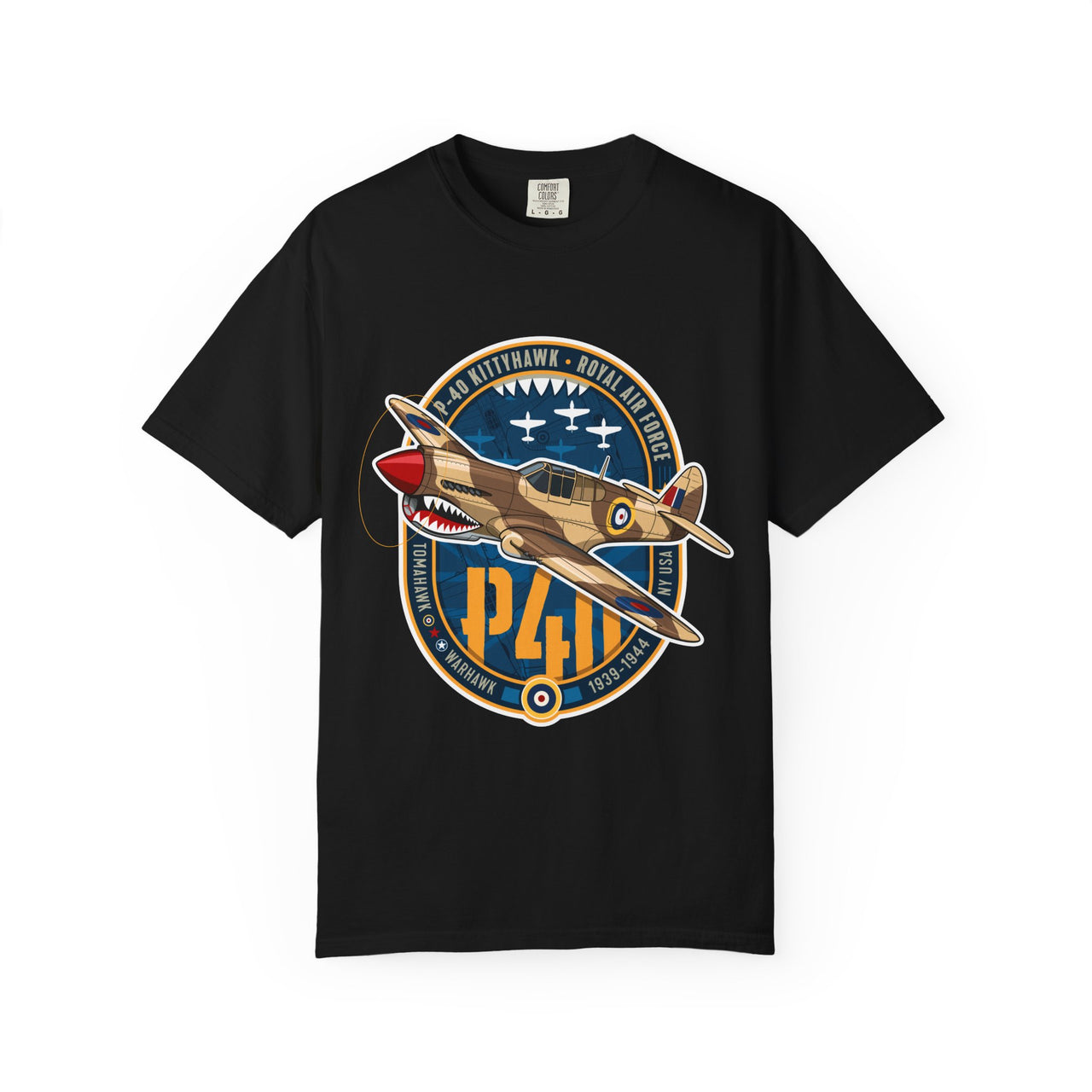 P-40 Kittyhawk - T-shirt printed