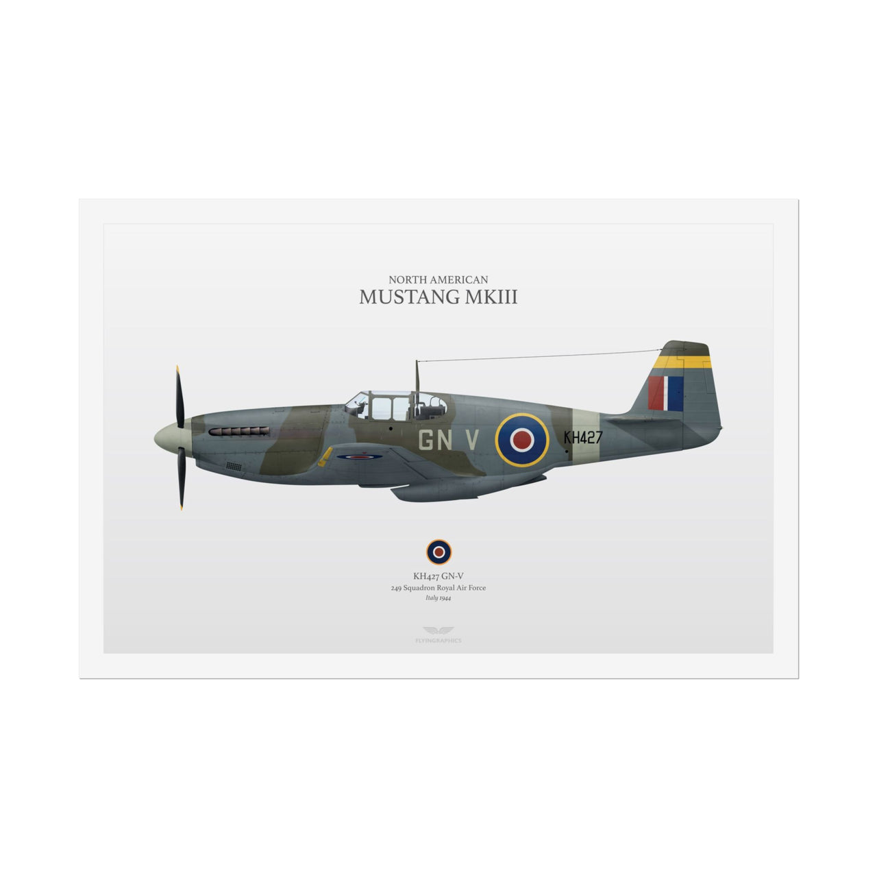 Mustang MKIII  -  Rolled Poster