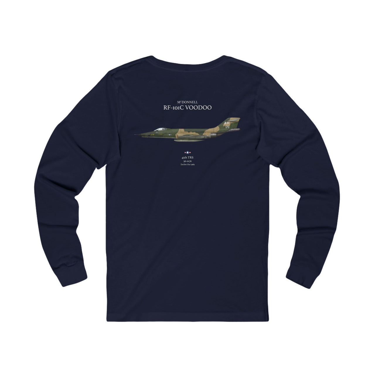 RF-101C Voodoo - Long-Sleeve T-shirt printed on back