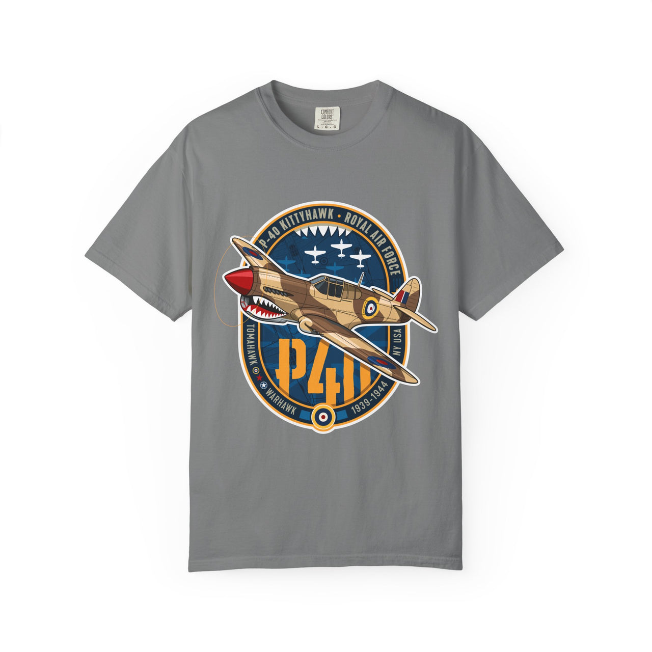 P-40 Kittyhawk - T-shirt printed