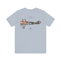Thumbnail for Sopwith Camel F1 - T-shirt printed on back