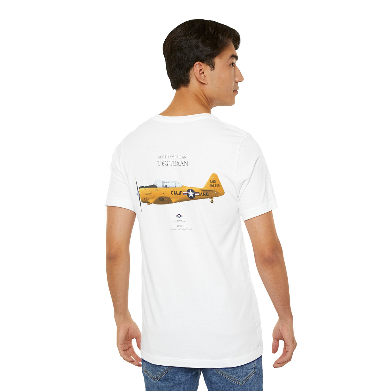 T-6G Texan - T-shirt printed on back