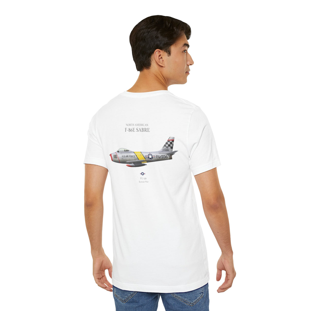 F-86E Sabre - T-shirt printed on back