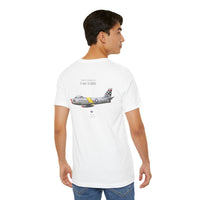 Thumbnail for F-86E Sabre - T-shirt printed on back