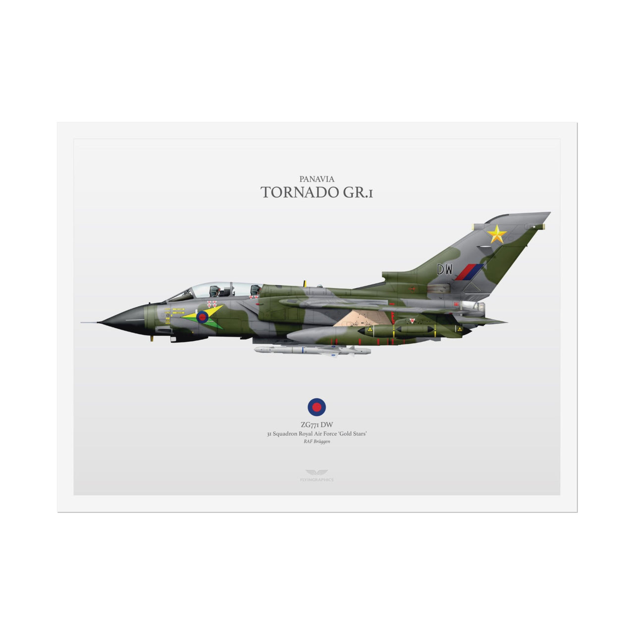Tornado GR.1 31 SQN -  Rolled Poster
