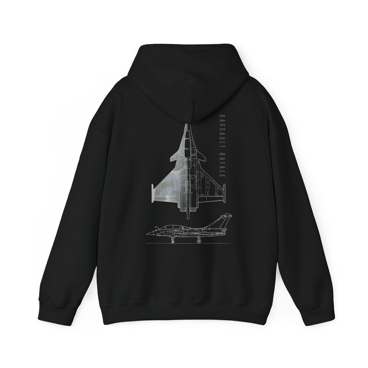 Rafale - Hoodie printed on back
