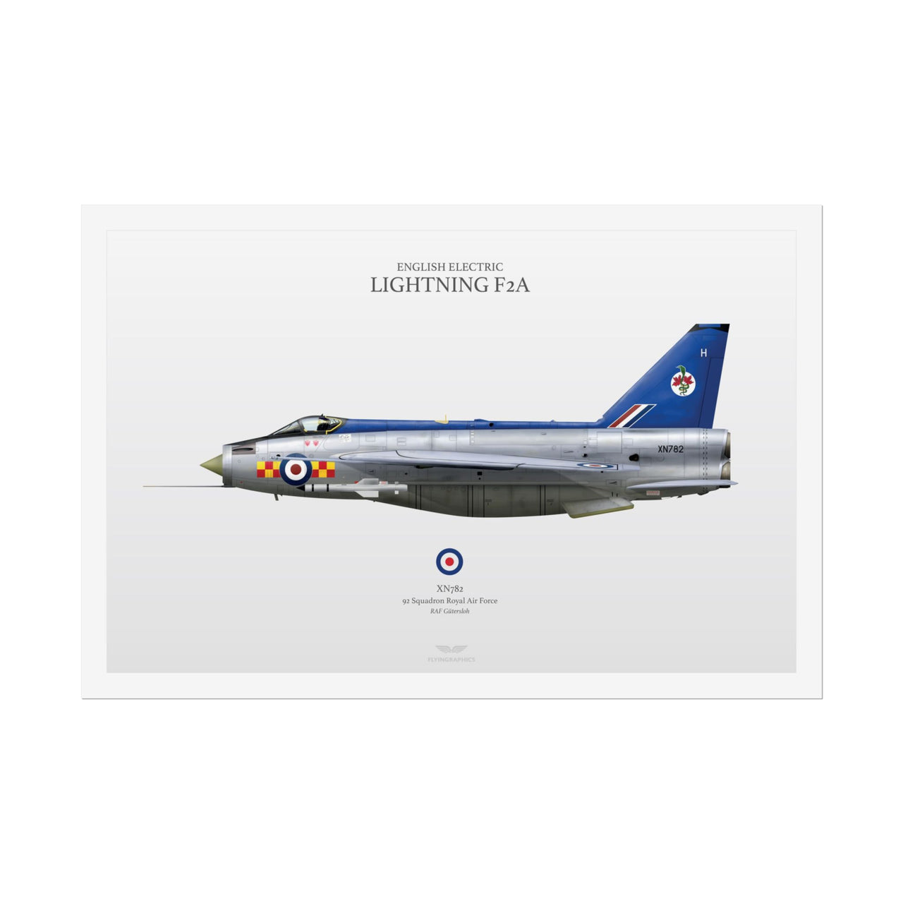 Lightning F2A -  Rolled Poster