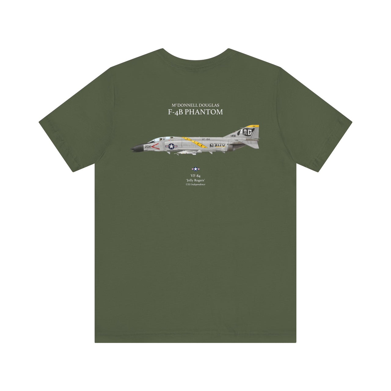 F-4B Phantom 'Jolly Rogers' - T-shirt printed on back