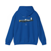 Thumbnail for F-4U-ID Corsair - Hoodie printed on back