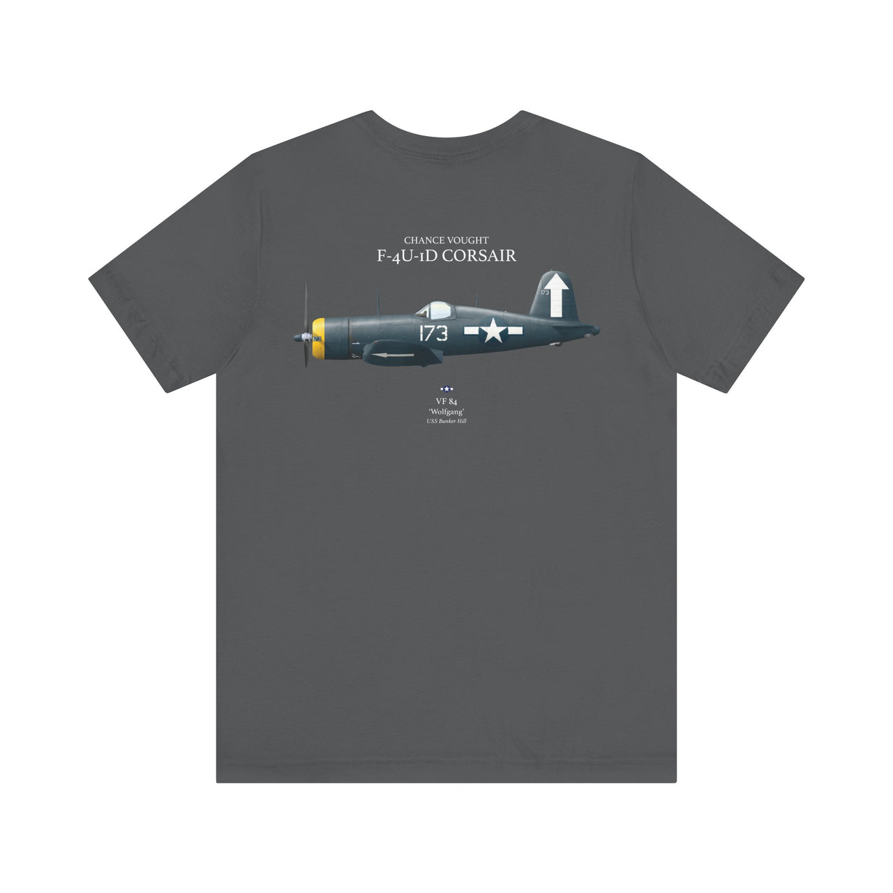 F4U-ID Corsair - T-shirt printed on back