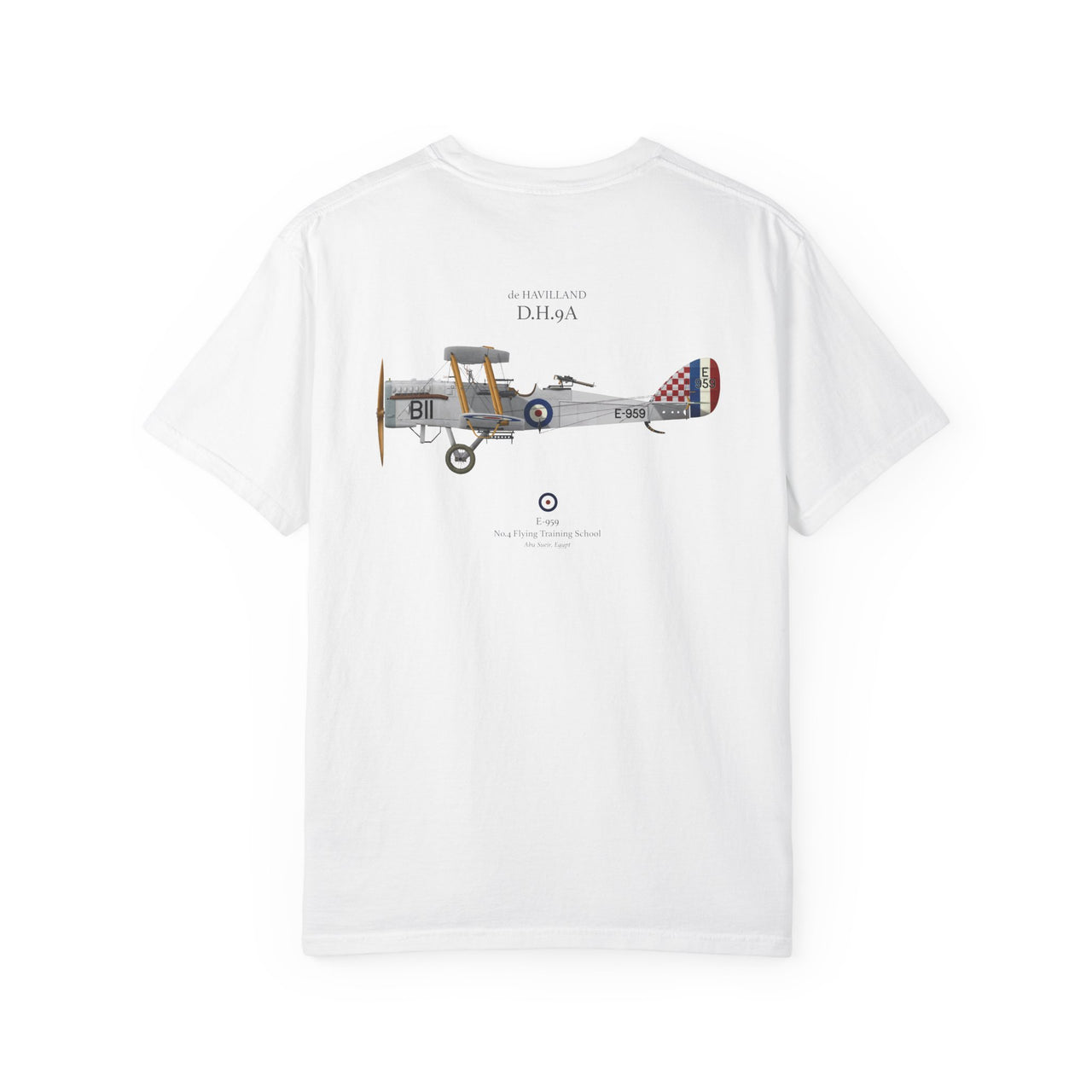 de Havilland D.H.9A - T-shirt printed on back