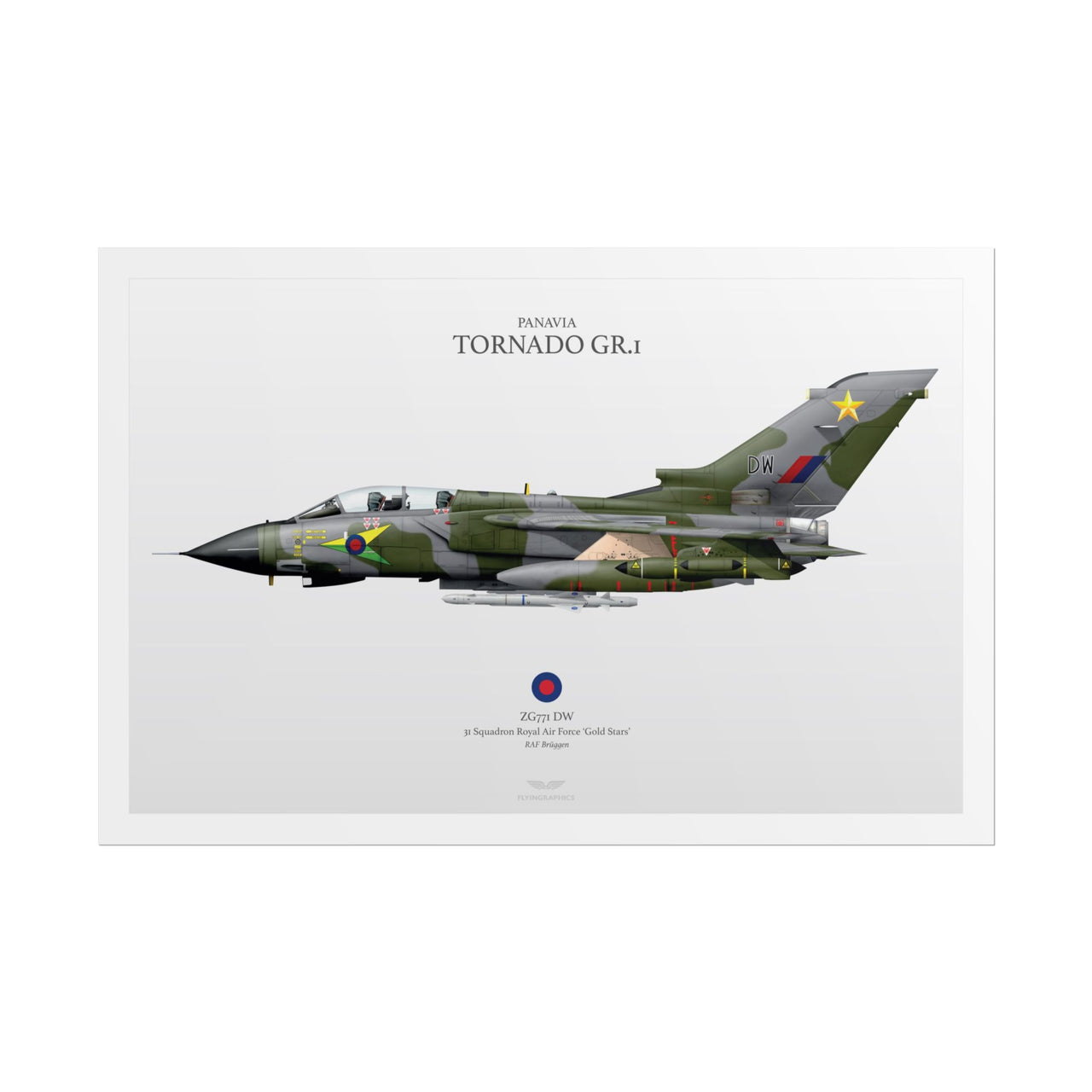 Tornado GR.1 31 SQN -  Rolled Poster