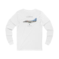 Thumbnail for A-4C Skyhawk - Long Sleeve Tee printed on back