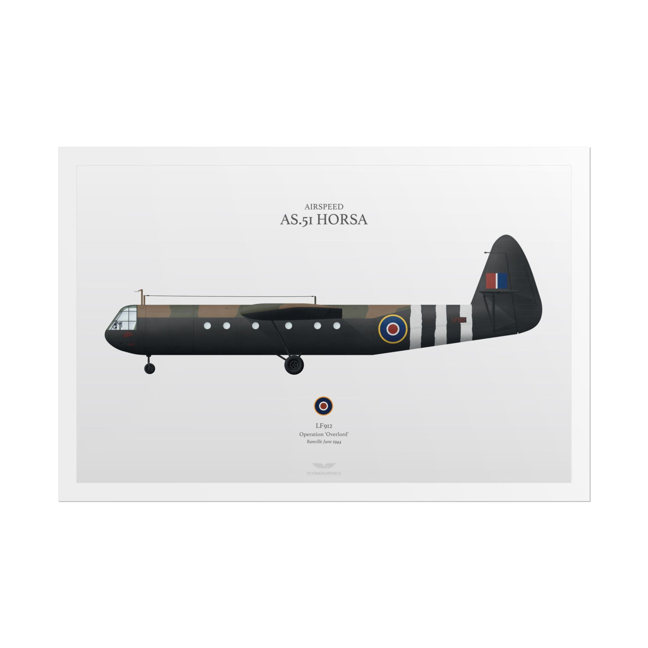 Airspeed AS.51 Horsa -  Rolled Poster
