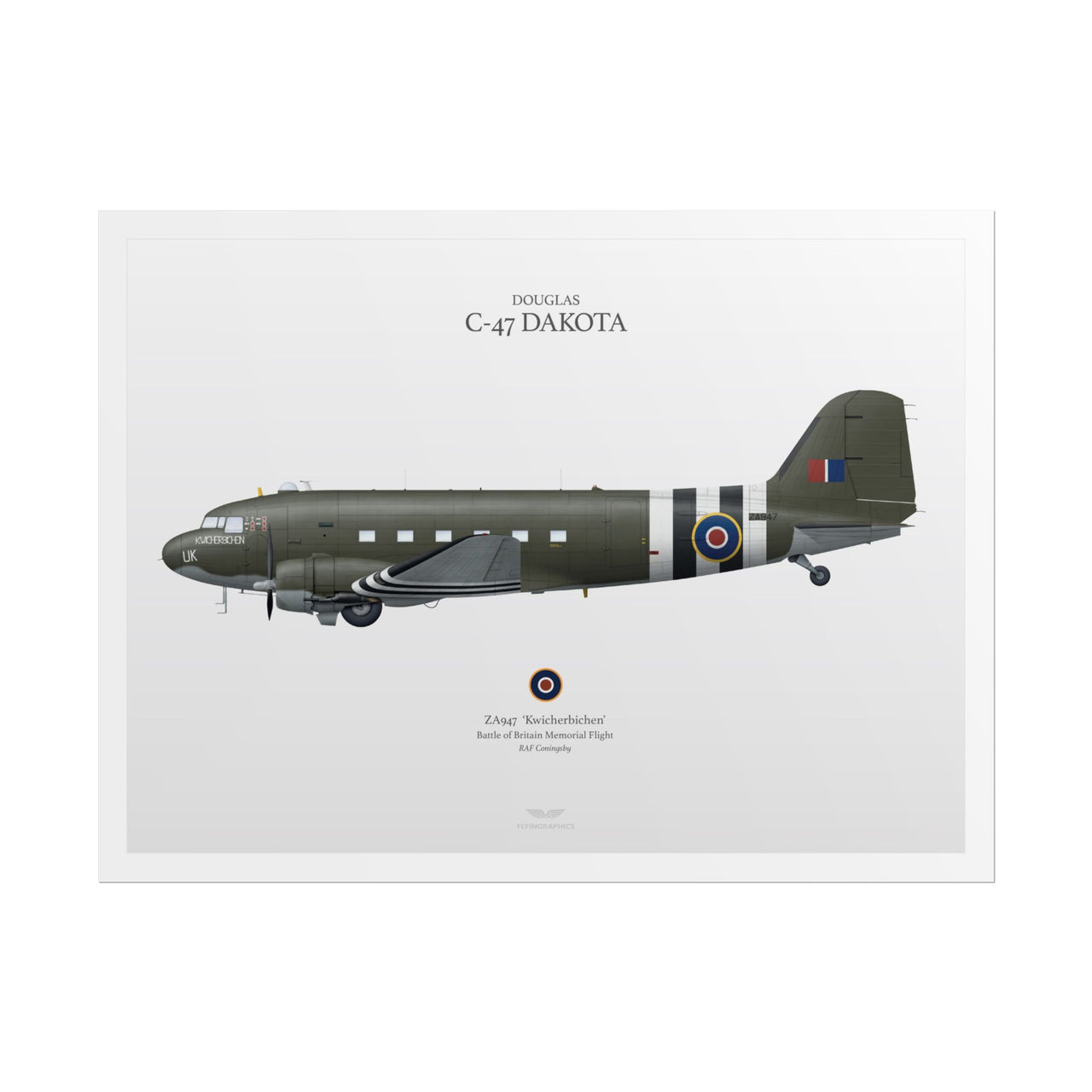 BBMF Douglas C-47 Dakota -  Rolled Poster