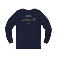 Thumbnail for F-111E Aardvark - Long-Sleeve T-shirt printed on back