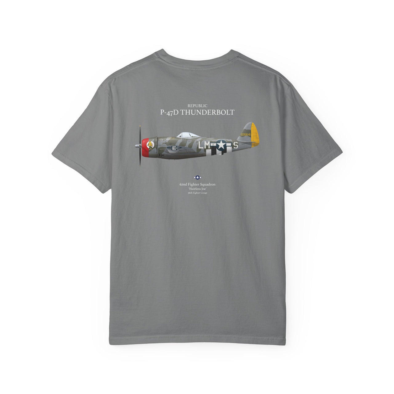P-47D Thunderbolt - T-shirt printed on back