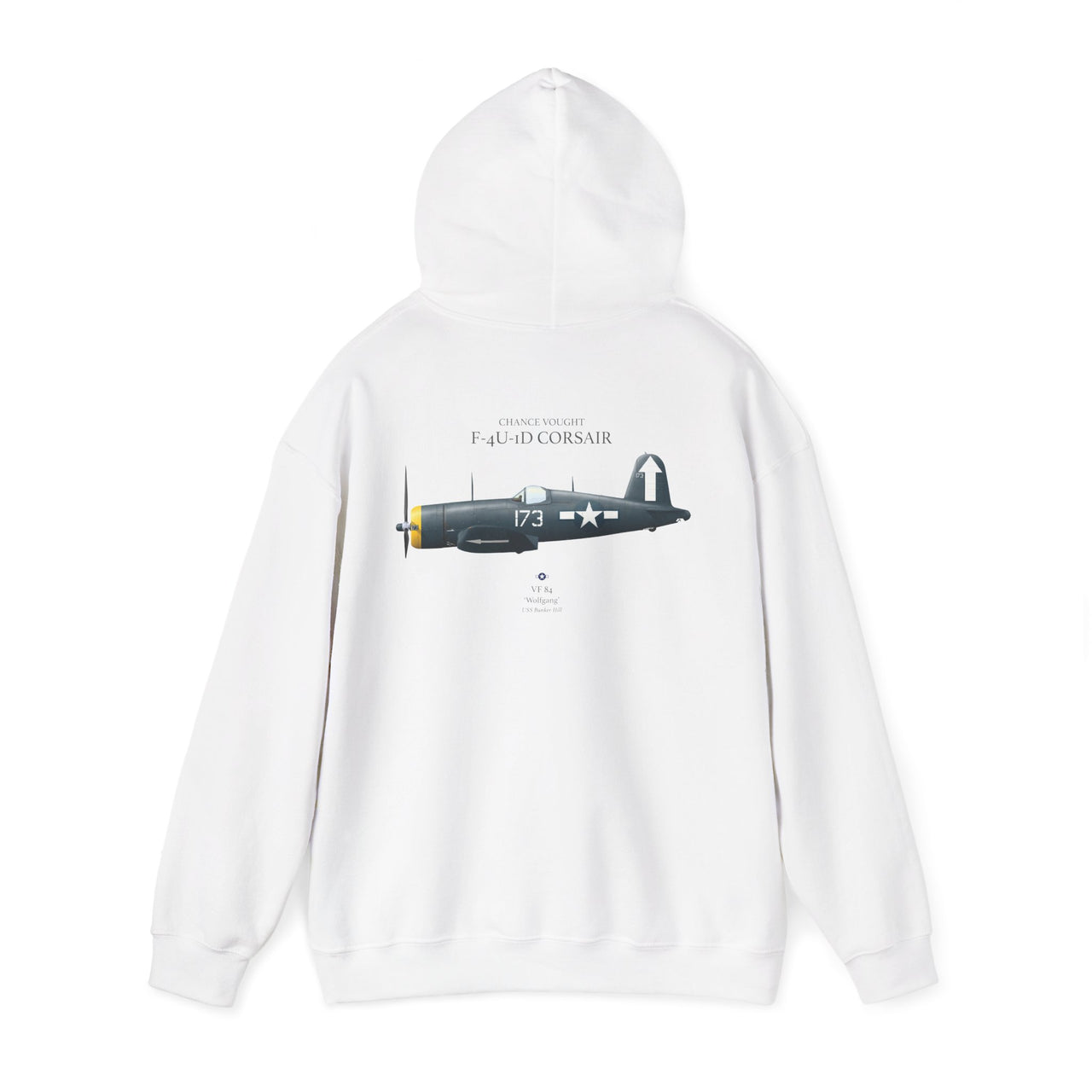 F-4U-ID Corsair - Hoodie printed on back