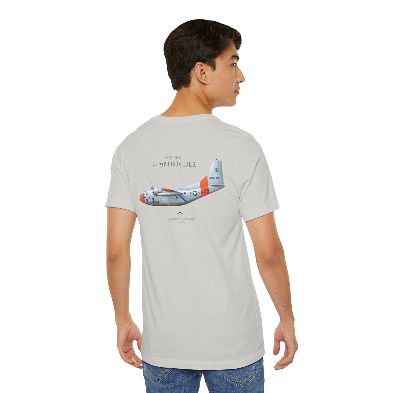 C-123B Provider - T-shirt printed on back