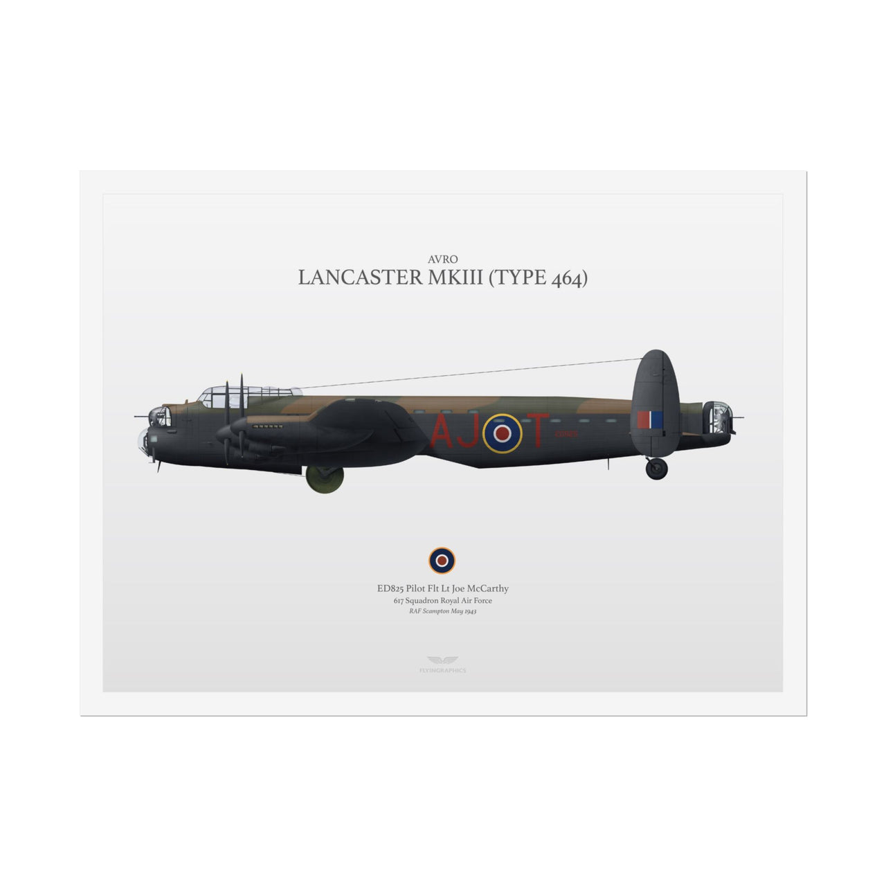 Lancaster MKIII (Type 464) -  Rolled Poster