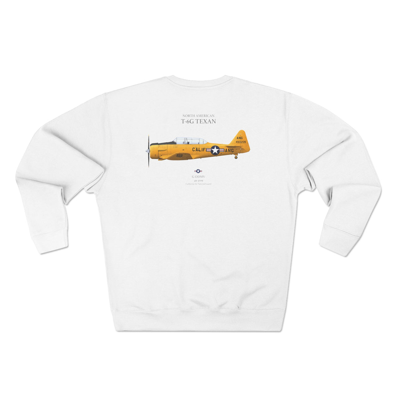 T-6G Texan - Sweat shirt printed on back
