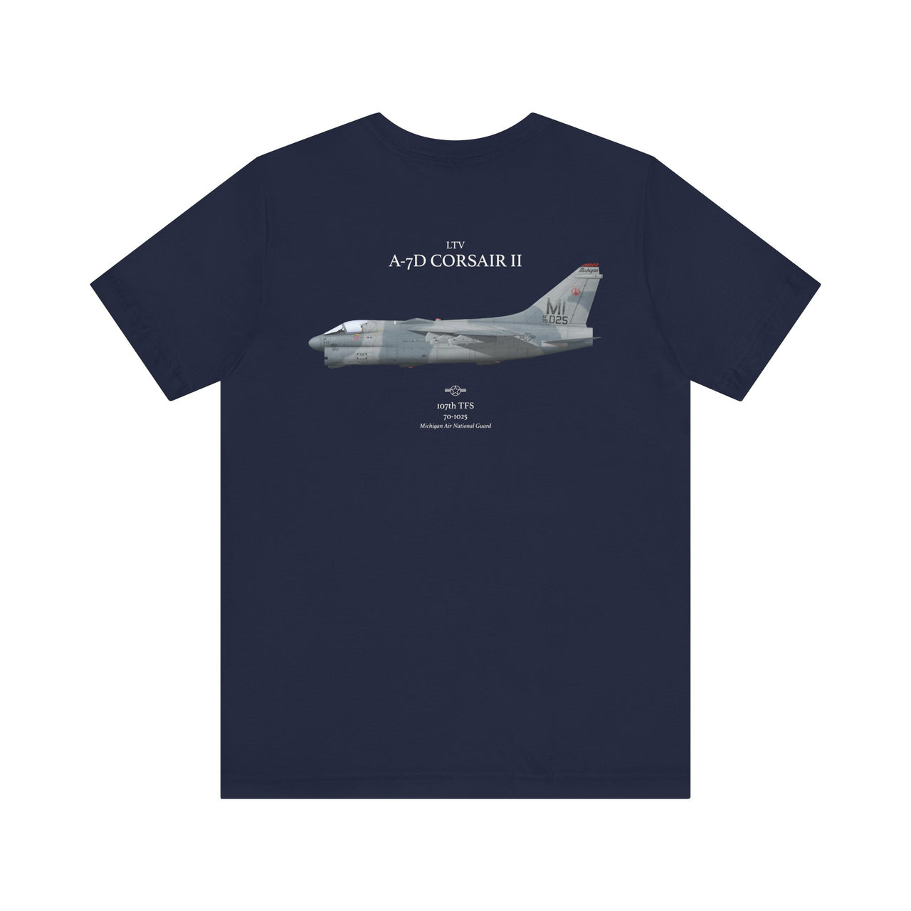 A-7D Corsair II - T-shirt printed on back