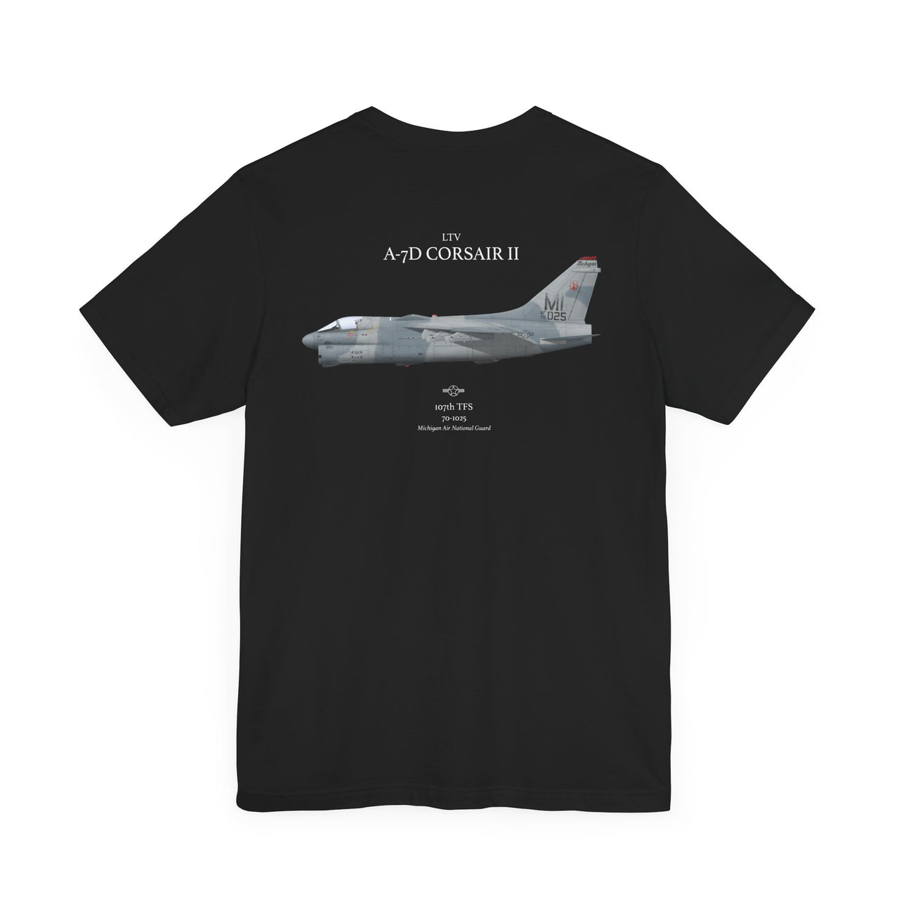 A-7D Corsair II - T-shirt printed on back