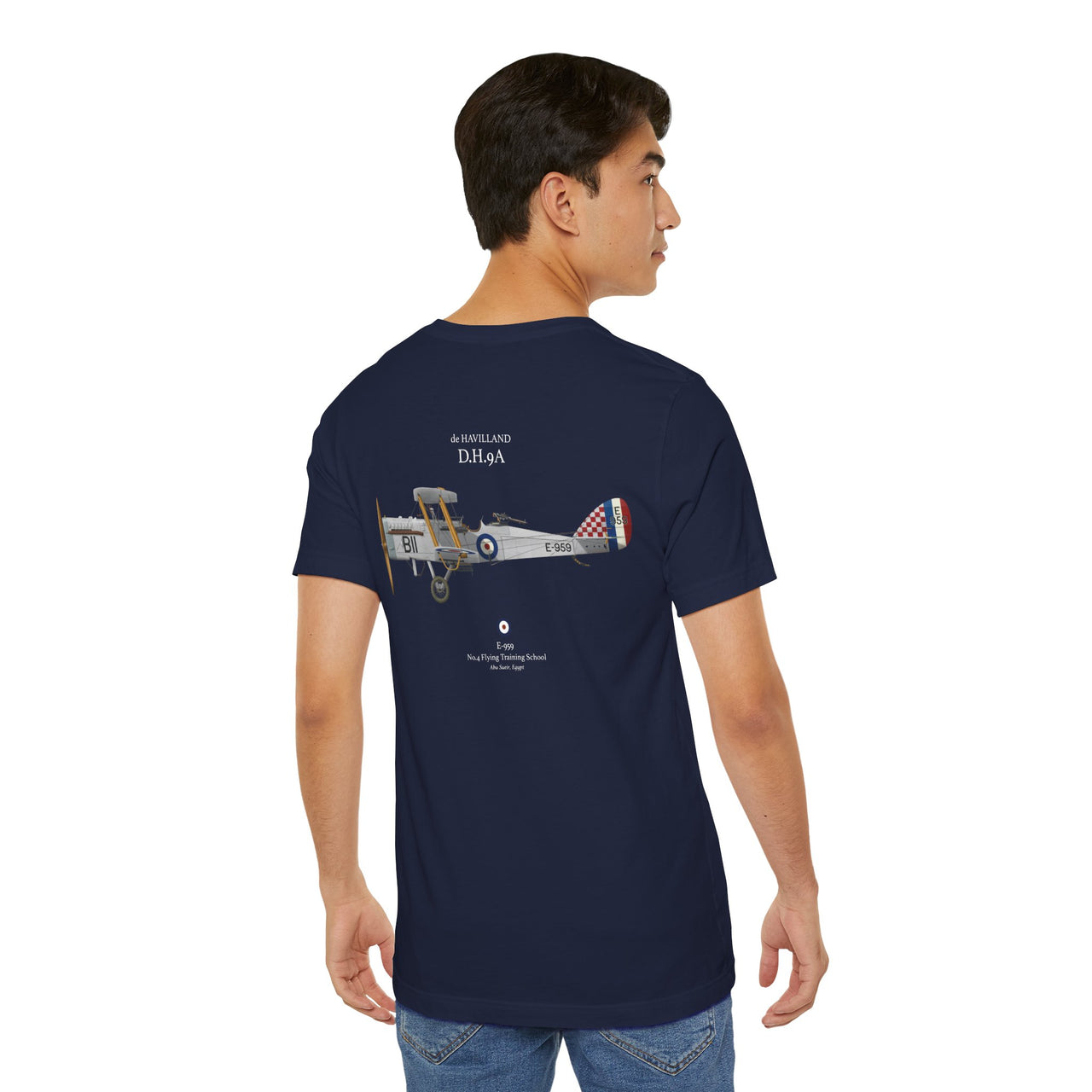 de Havilland D.H.9A - T-shirt printed on back